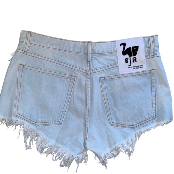 NWT Sandrine Rose x Free People Neon Zipper Denim Shorts - Picture 13 of 13